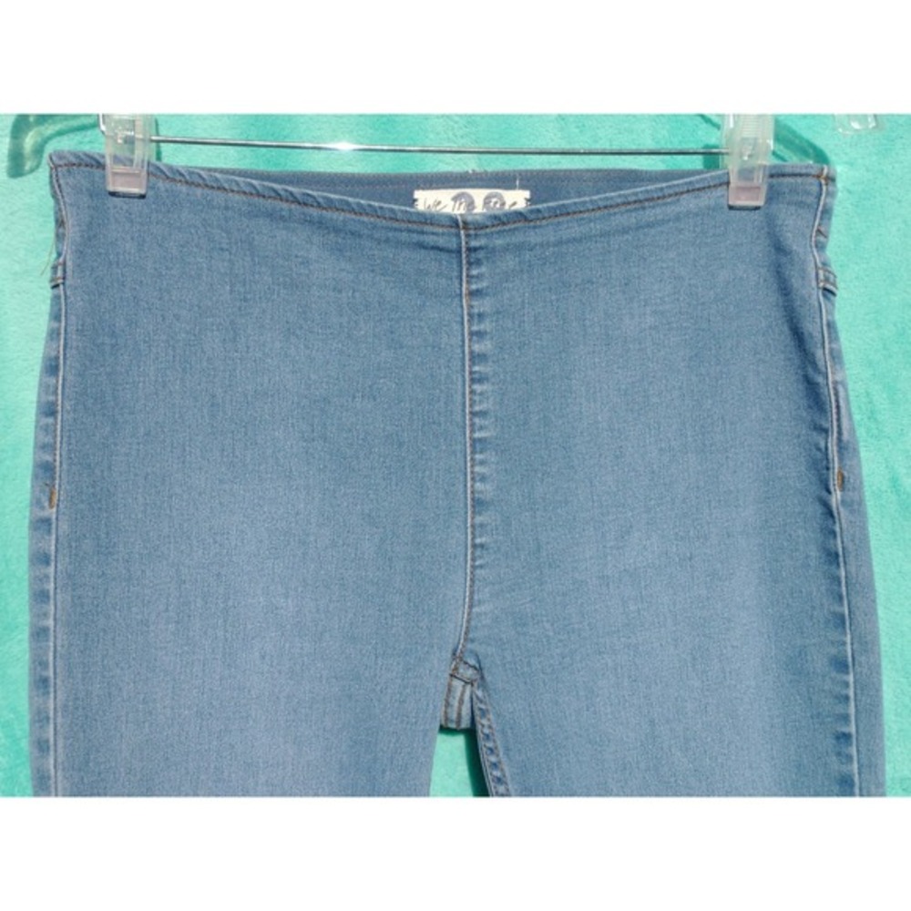 We The Free Free People Boho Stretchy Flare Jeans Light Wash‎ Blue Womens 28 - Picture 2 of 16